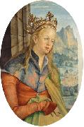 Hans von Kulmbach Saint Catherine of Alexandria. oil painting